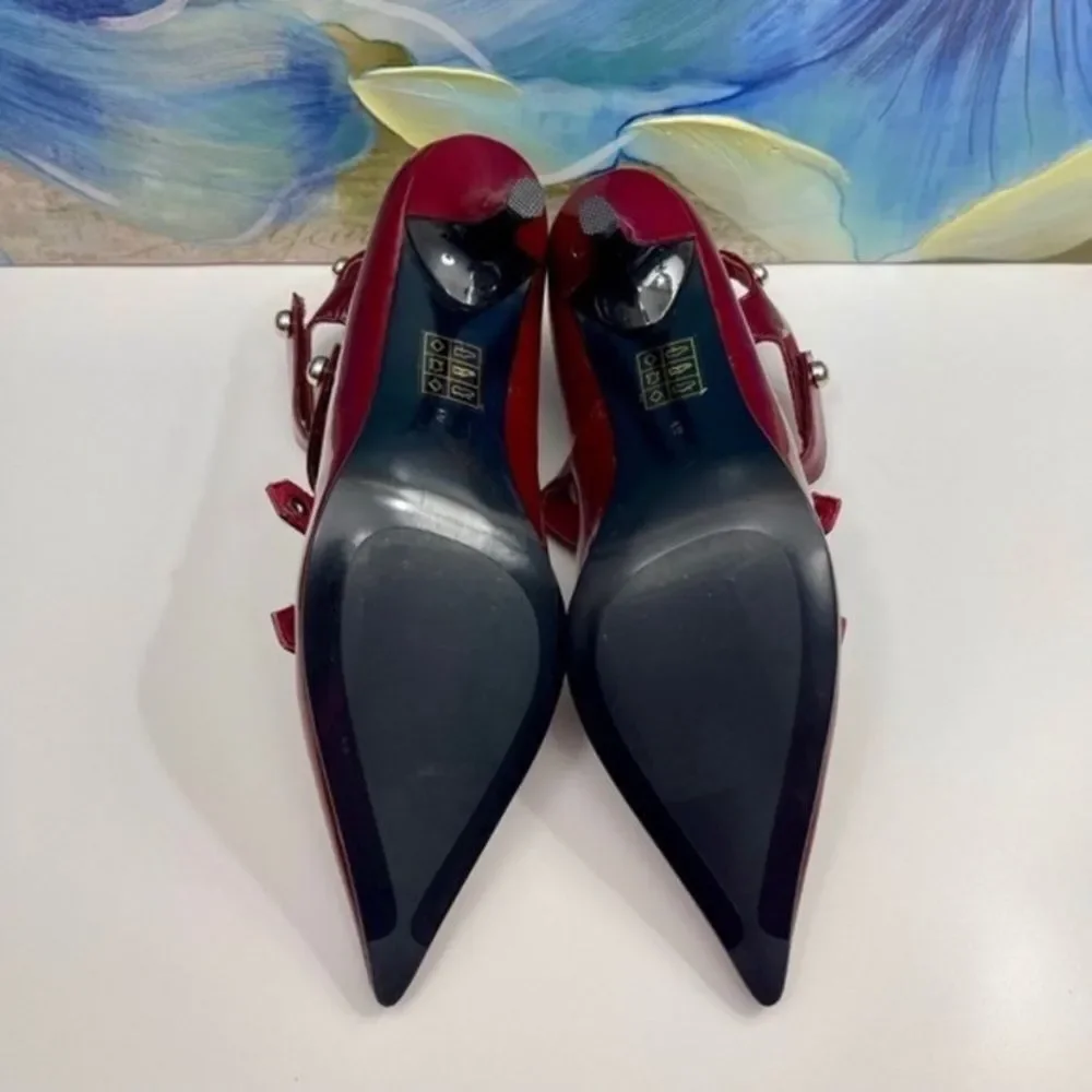 New JEFFREY CAMPBELL Pump In Cherry Red Patent Size 6
